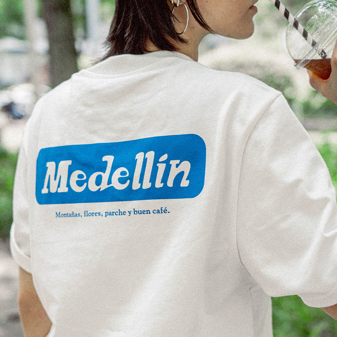 MEDELLÍN White T-shirt