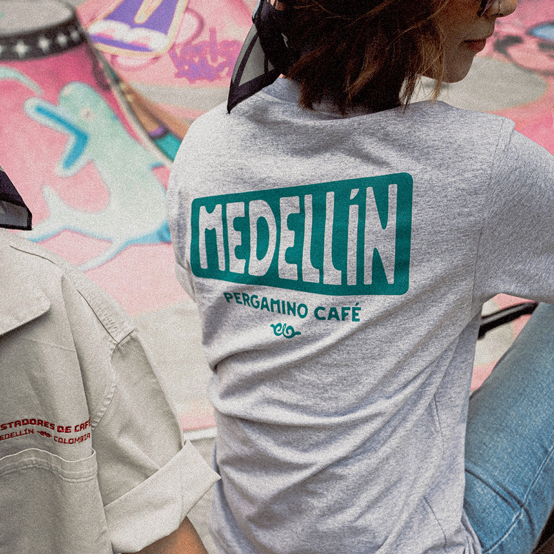 Medellín Sign Gray T-shirt