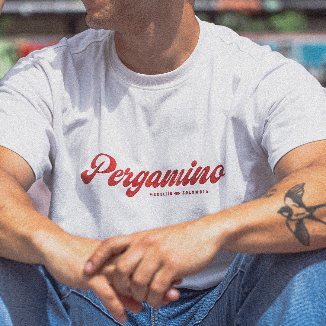 PERGAMINO Red Sign T-shirt