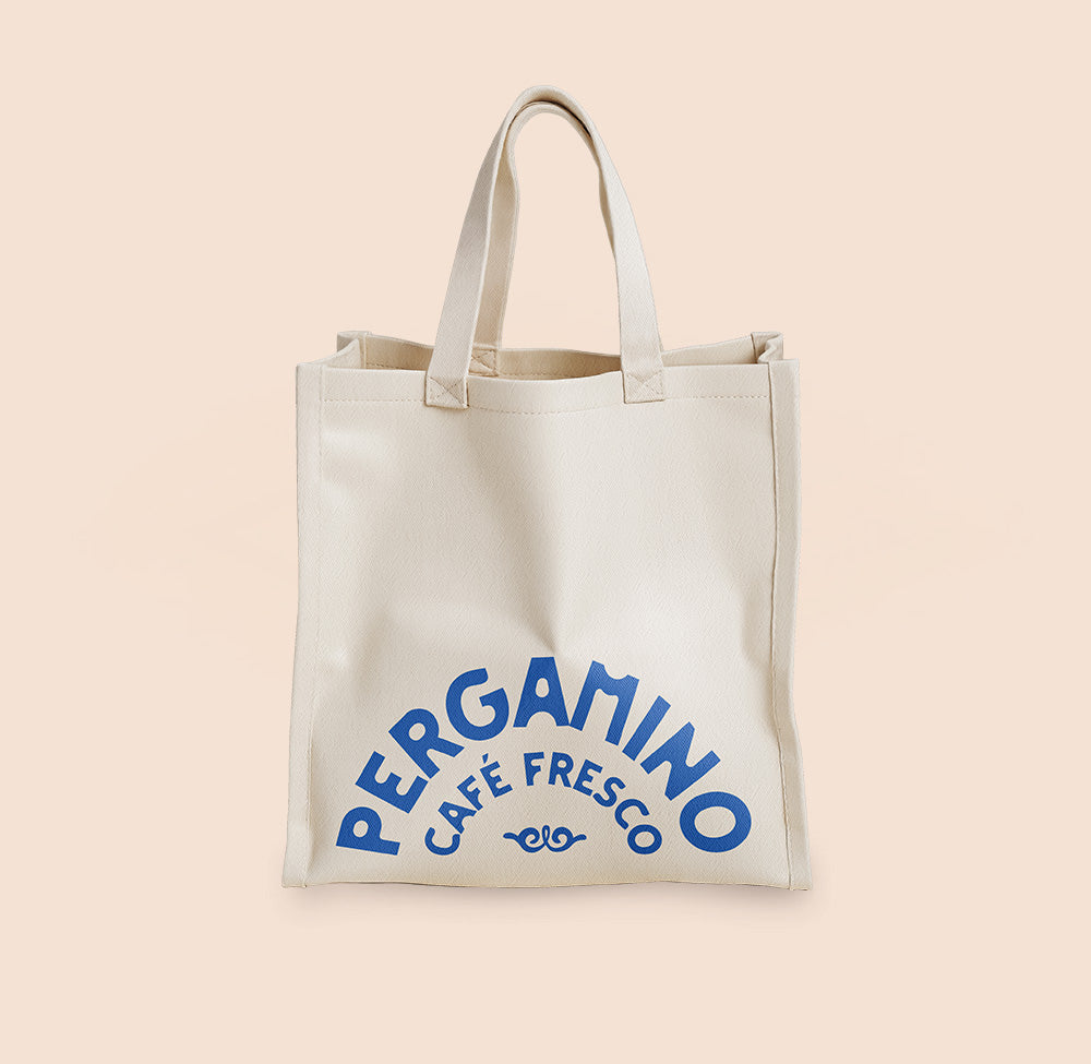ToteBag PERGAMINO Blue Sign