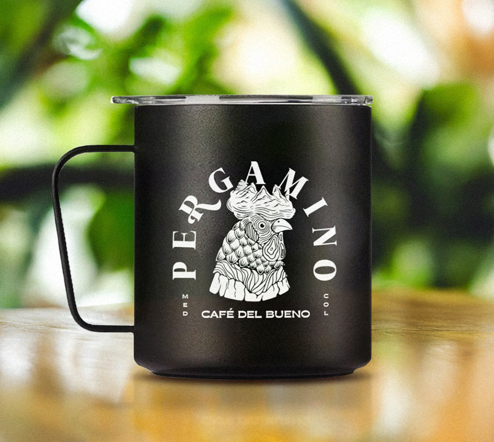 PERGAMINO MIIR Camp Cup Rooster Black