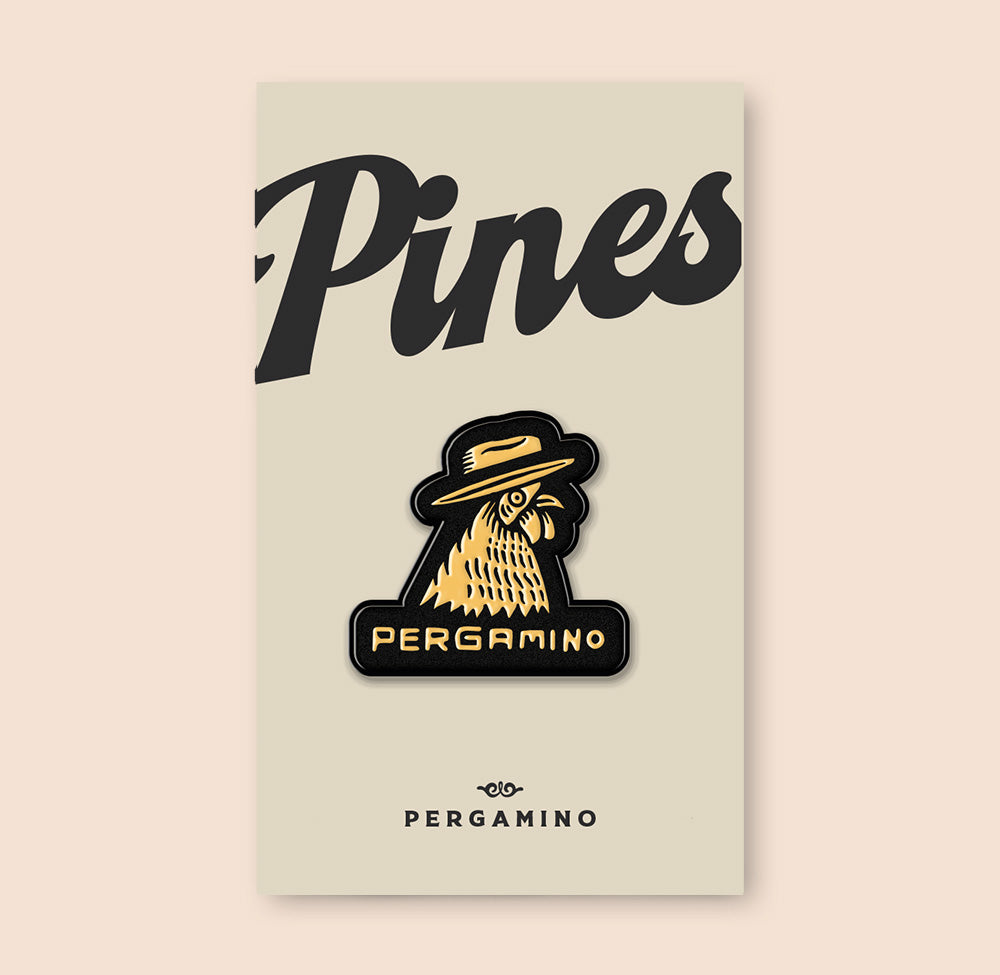 Black / Yellow Roaster Pin