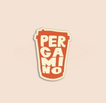 PERGAMINO Orange Cup Pin
