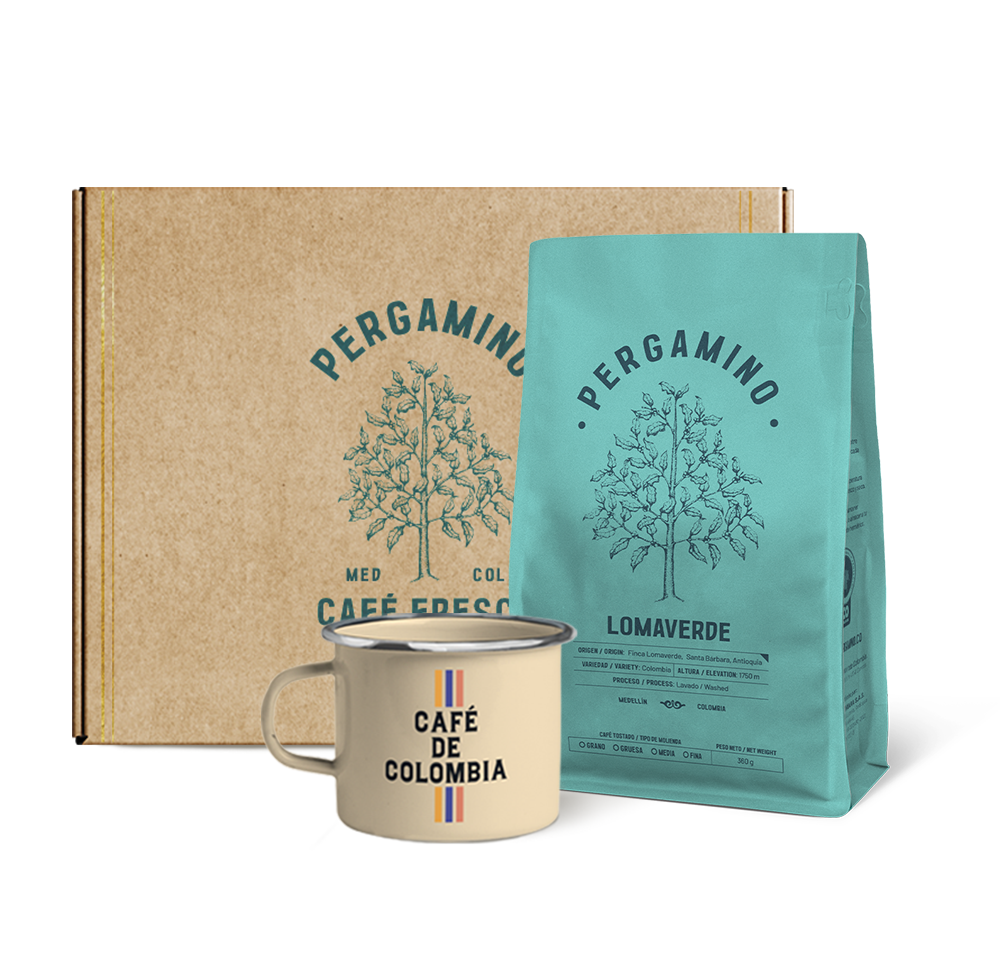 PERGAMINO Coffee Gift Kit + Camp Mug