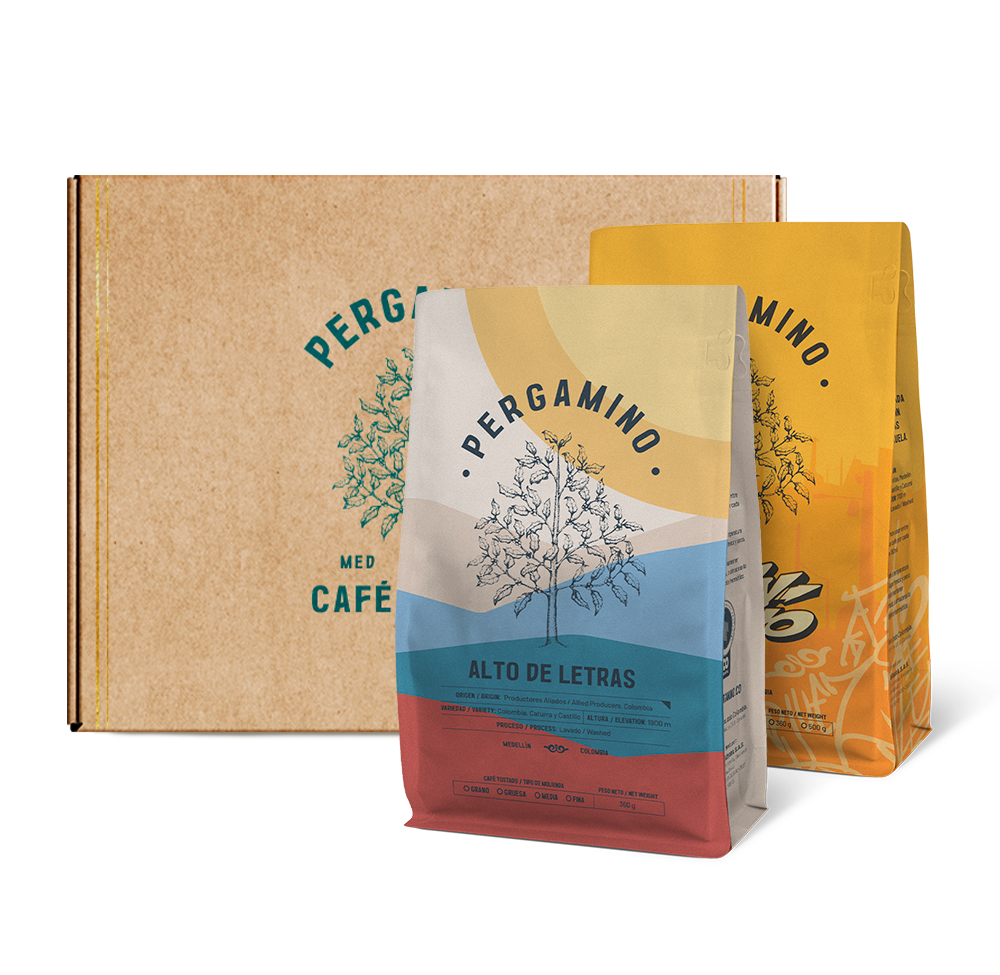 PERGAMINO Coffee Gift Kit x 2 Bags