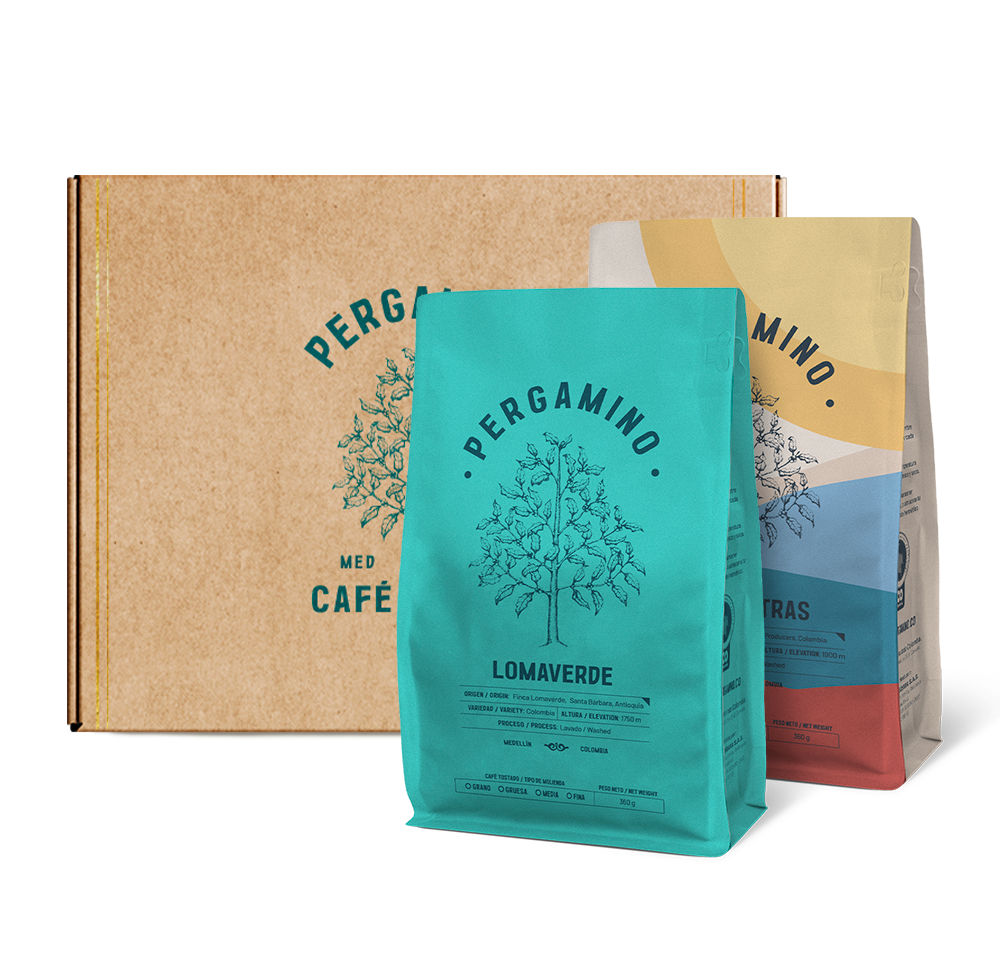 PERGAMINO Coffee Gift Kit x 2 Bags