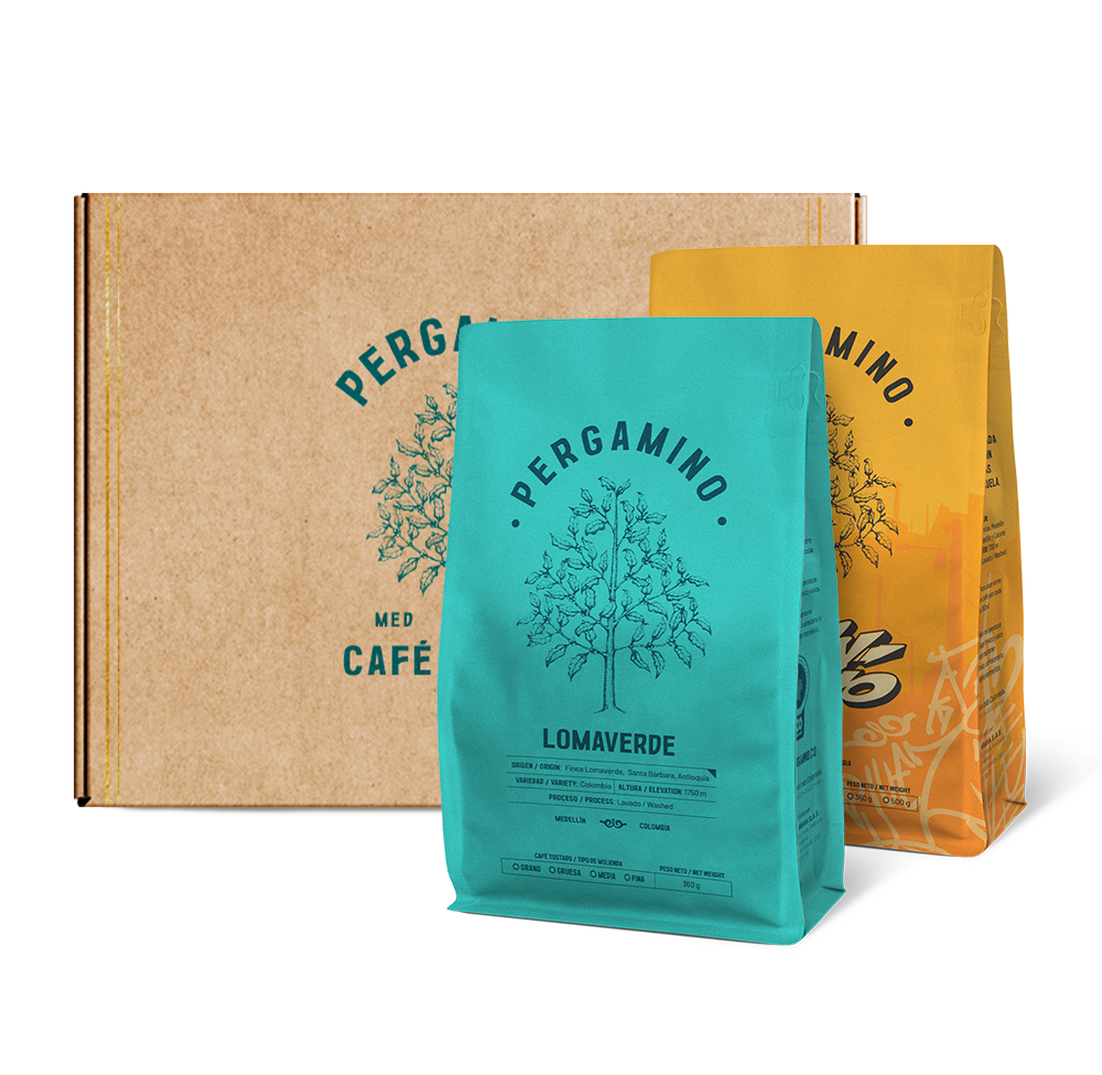 PERGAMINO Coffee Gift Kit x 2 Bags