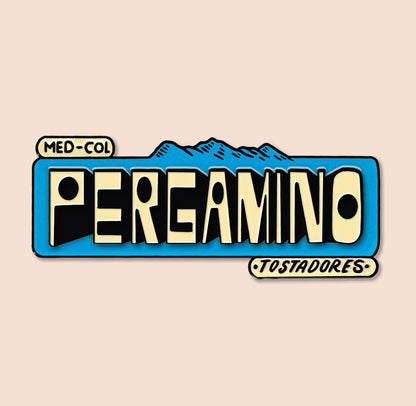 Pin Azul PERGAMINO