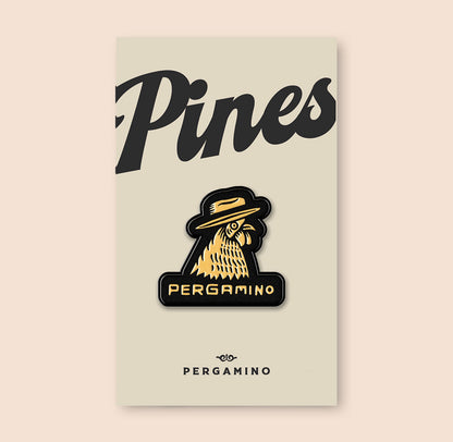 Black / Yellow Roaster Pin